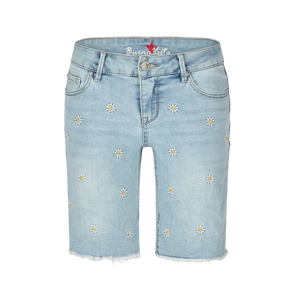 Buena Vista Damen Shorts Italy Stretch Denim - daisy denim