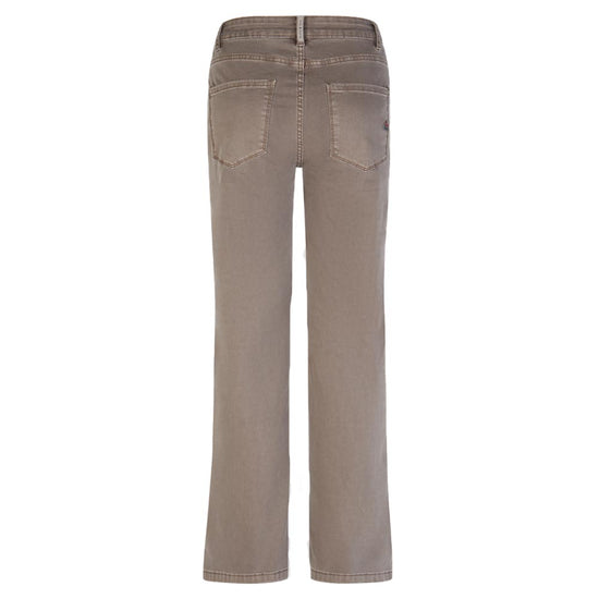 Buena Vista Damen Jeans Wide Leg stretch twill stone