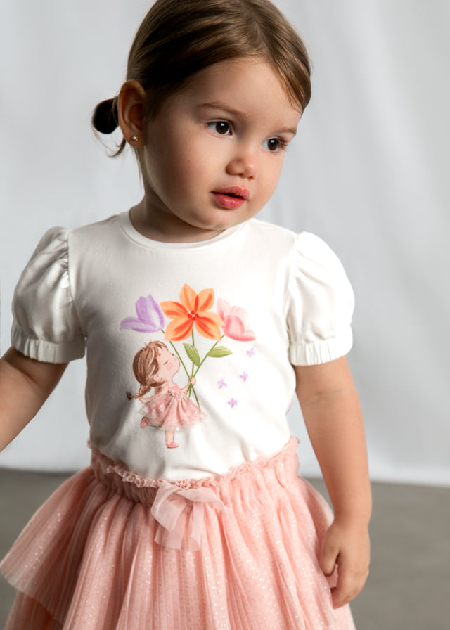 Mayoral Mädchen T-Shirt 1078 – roh-blosso