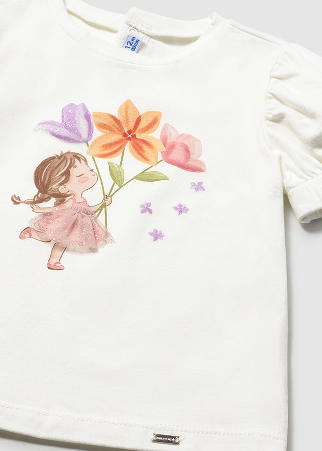 Mayoral Mädchen T-Shirt 1078 – roh-blosso
