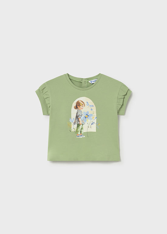 Mayoral Mädchen T-Shirt 1080 – basilikum
