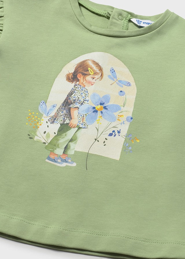 Mayoral Mädchen T-Shirt 1080 – basilikum