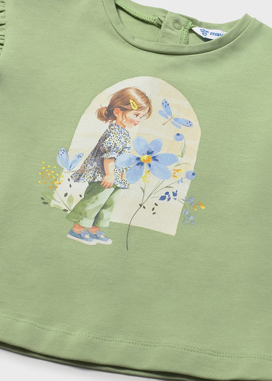 Mayoral Mädchen T-Shirt 1080 – basilikum