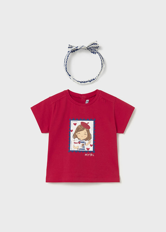 Mayoral Mädchen T-Shirt 1081 – rot