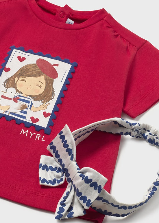 Mayoral Mädchen T-Shirt 1081 – rot