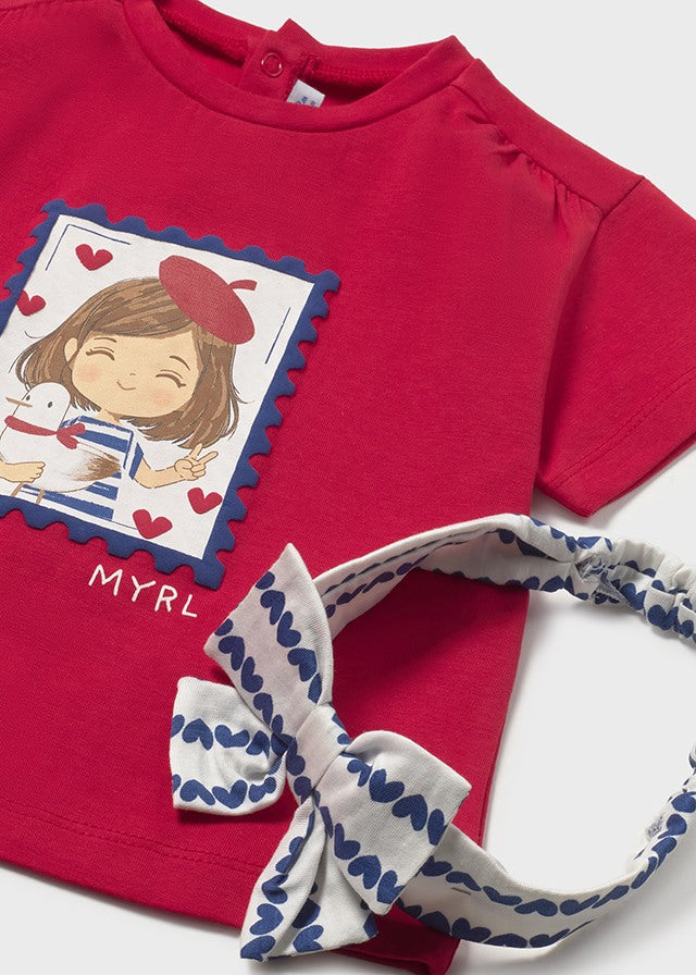 Mayoral Mädchen T-Shirt 1081 – rot
