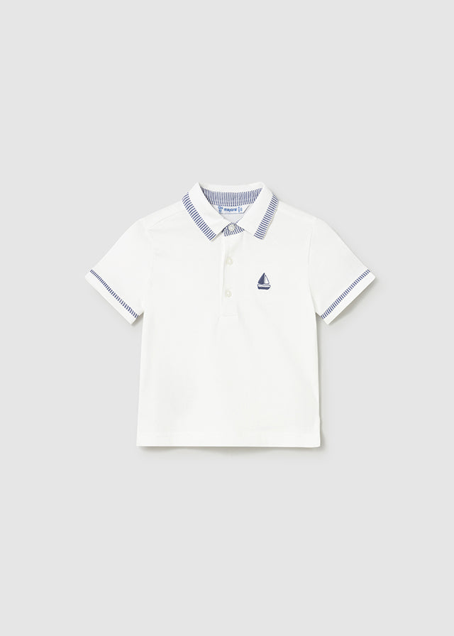 Mayoral Jungen Poloshirt 1107 – weiss