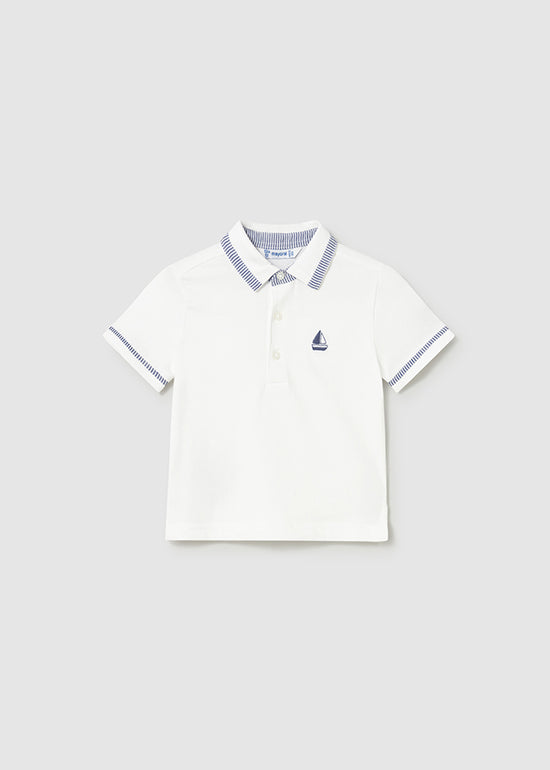 Mayoral Jungen Poloshirt 1107 – weiss