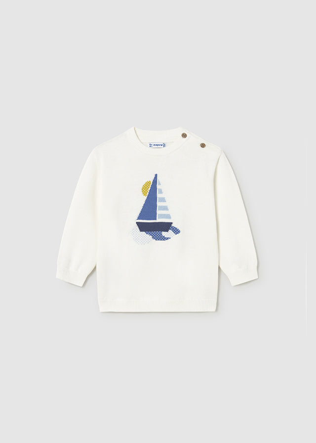 Mayoral Jungen Pullover 1308 – sahne
