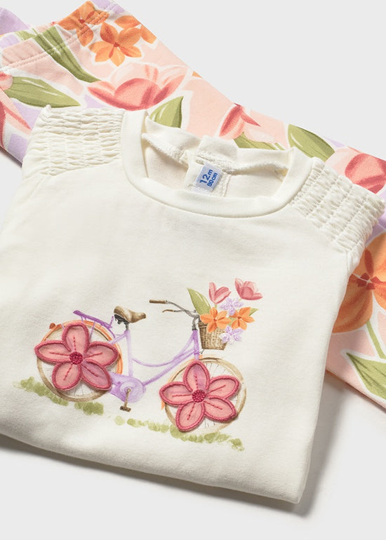 Mayoral Mädchen T-Shirt mit Leggings 1747 – blossom