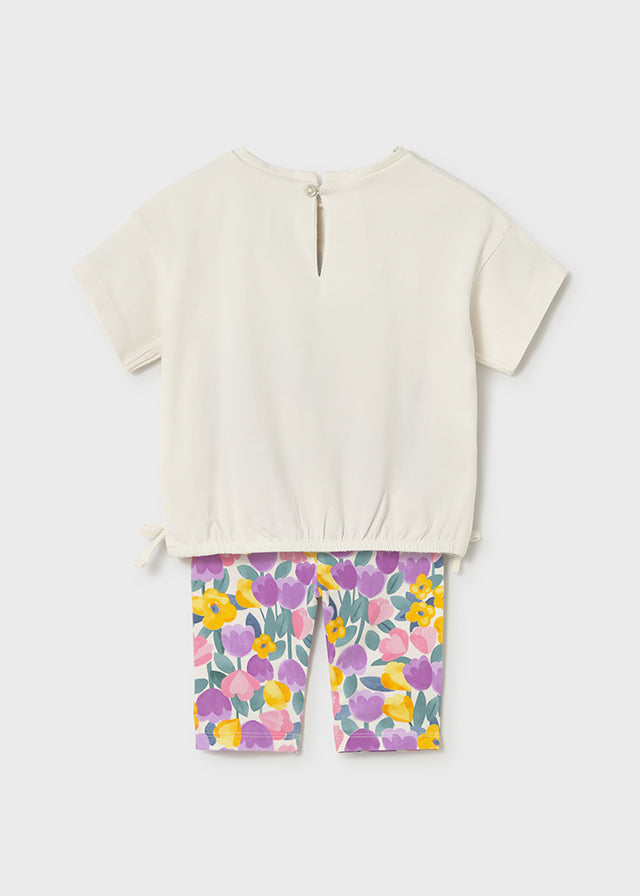 Mayoral Mädchen T-Shirt mit Leggings 1753 – lila