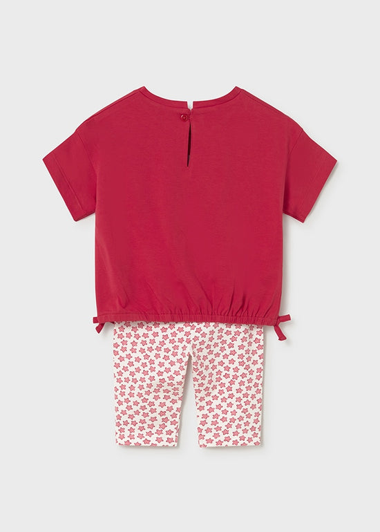 Mayoral Mädchen T-Shirt mit Leggings 1753 – rot