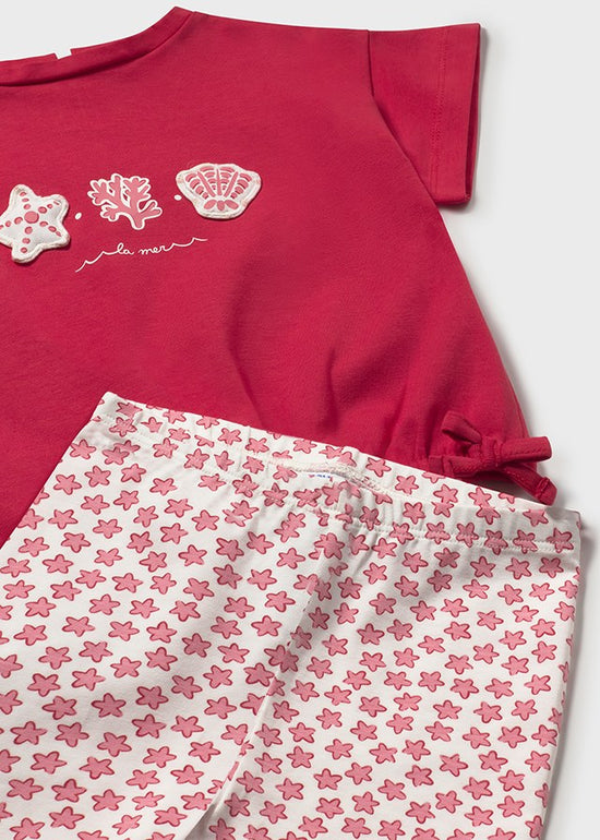 Mayoral Mädchen T-Shirt mit Leggings 1753 – rot