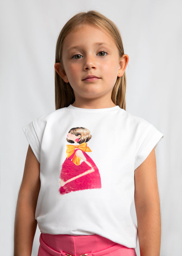 Mayoral Mädchen T-Shirt 3005 – weiss