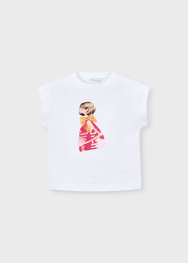 Mayoral Mädchen T-Shirt 3005 – weiss
