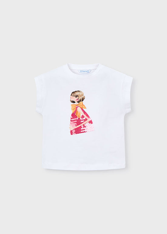 Mayoral Mädchen T-Shirt 3005 – weiss