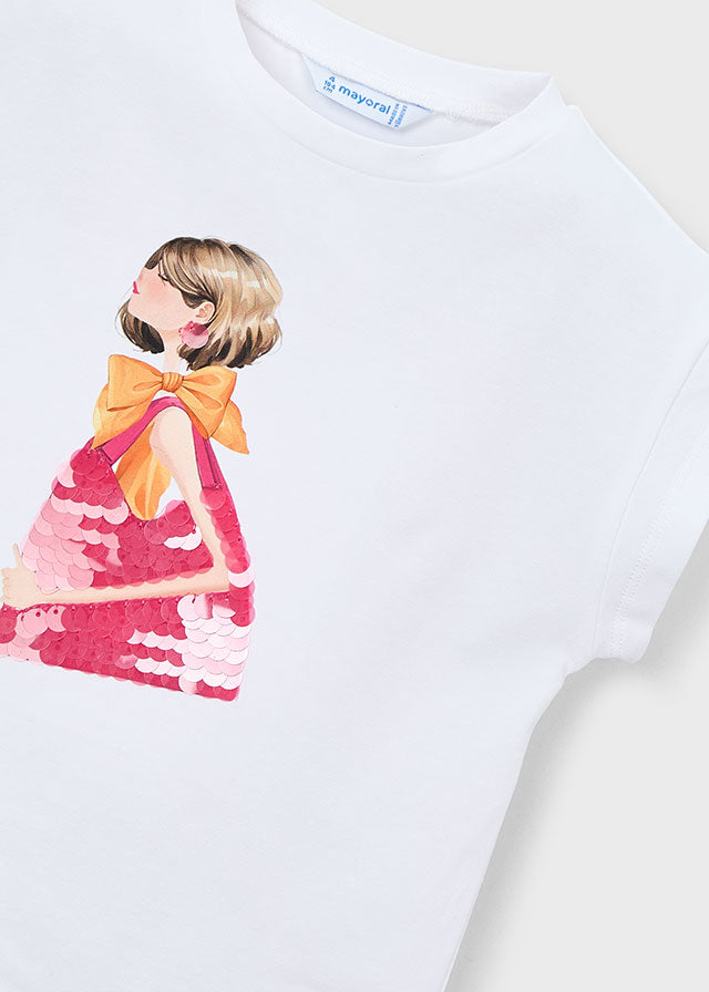 Mayoral Mädchen T-Shirt 3005 – weiss