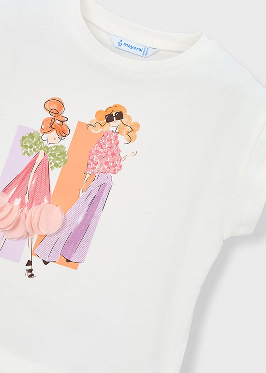 Mayoral Mädchen T-Shirt 3005 – roh-blosso