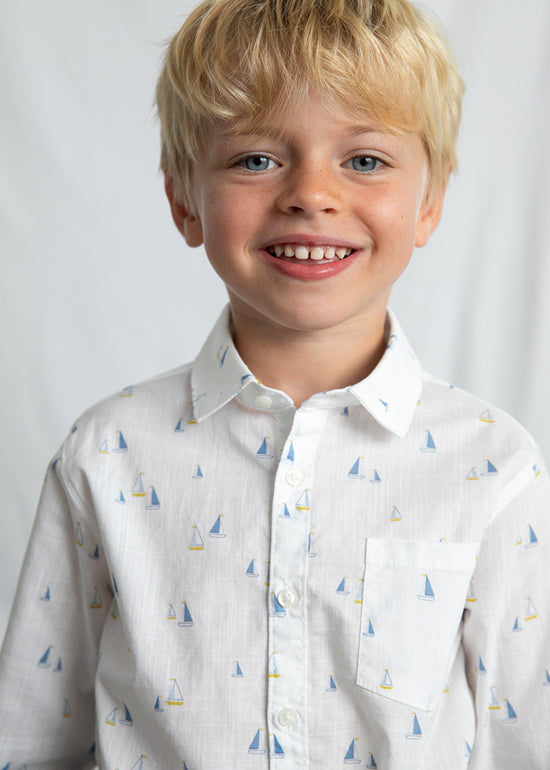 Mayoral Jungen Hemd 3119 – weiss-indi