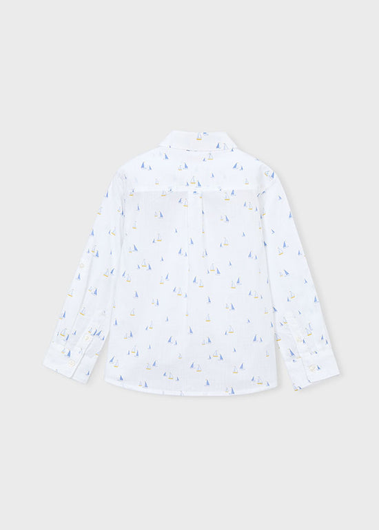 Mayoral Jungen Hemd 3119 – weiss-indi