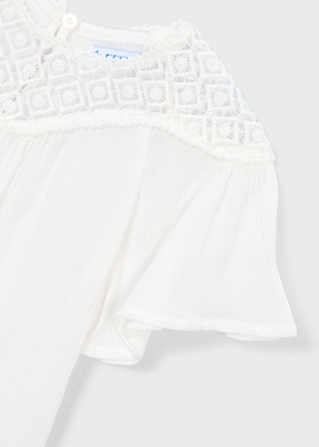 Mayoral Mädchen Tunika Bluse  3197 – sahne