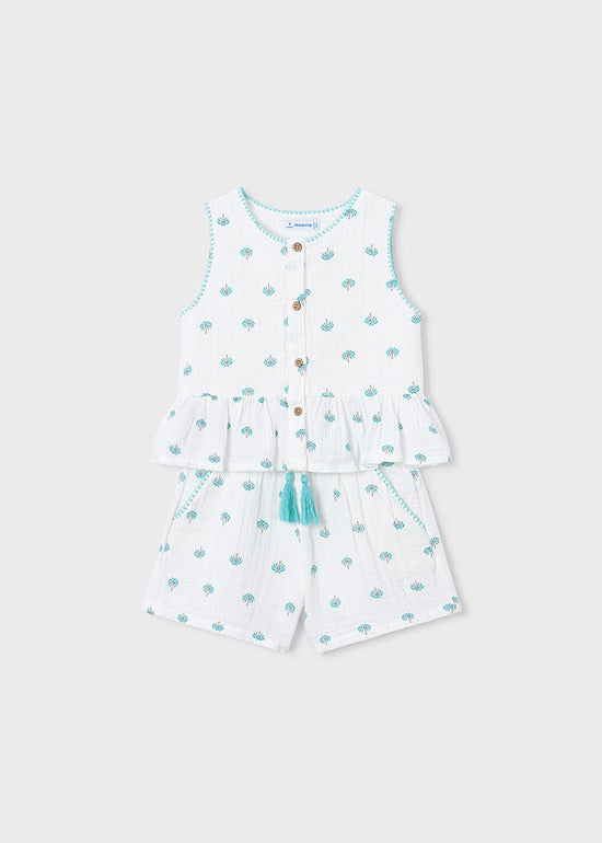 Mayoral Mädchen T-Shirt mit Hose 3229 – roh