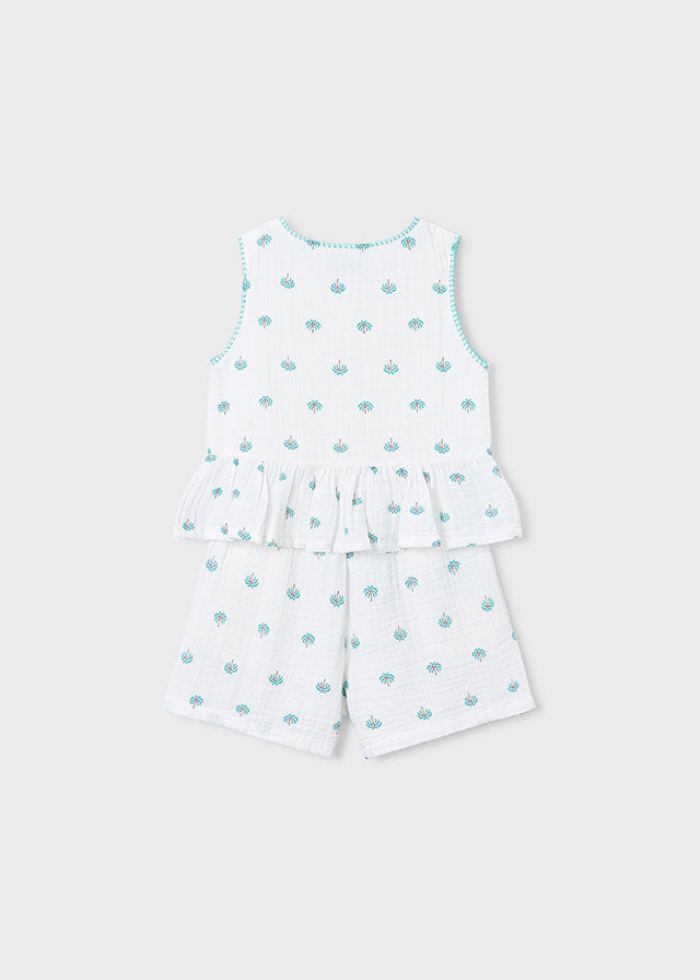 Mayoral Mädchen T-Shirt mit Hose 3229 – roh