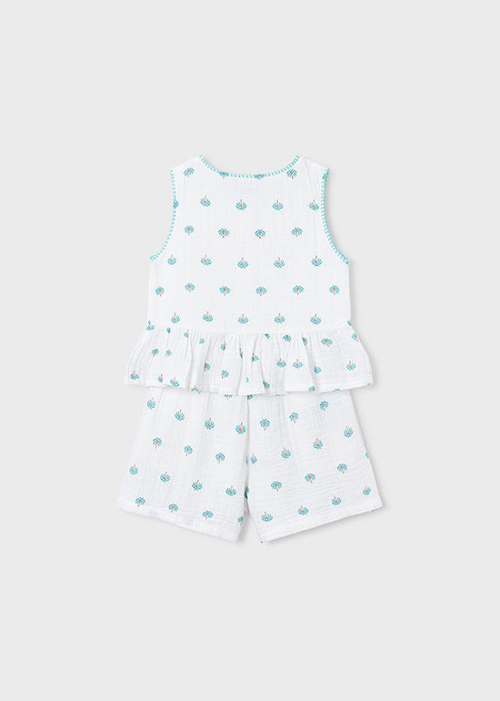 Mayoral Mädchen T-Shirt mit Hose 3229 – roh