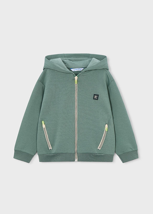Mayoral Jungen Kapuzensweatjacke 3442 – grün