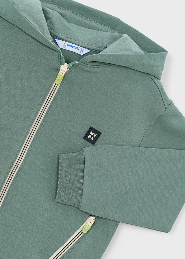 Mayoral Jungen Kapuzensweatjacke 3442 – grün