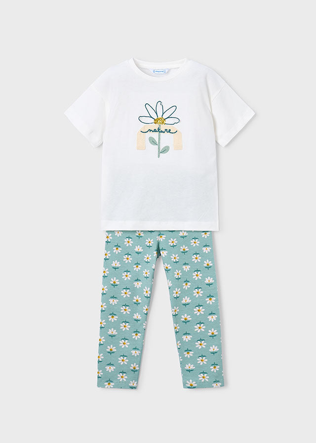 Mayoral Mädchen T-Shirt mit Leggings 3727