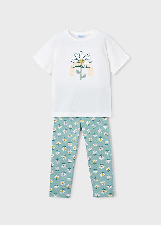 Mayoral Mädchen T-Shirt mit Leggings 3727
