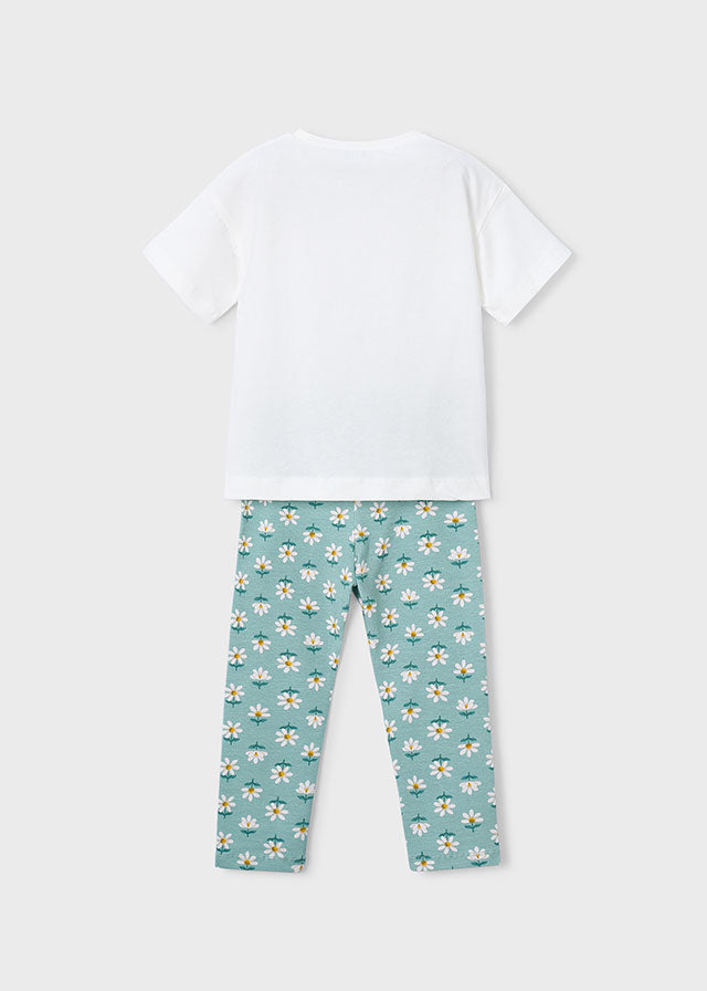 Mayoral Mädchen T-Shirt mit Leggings 3727