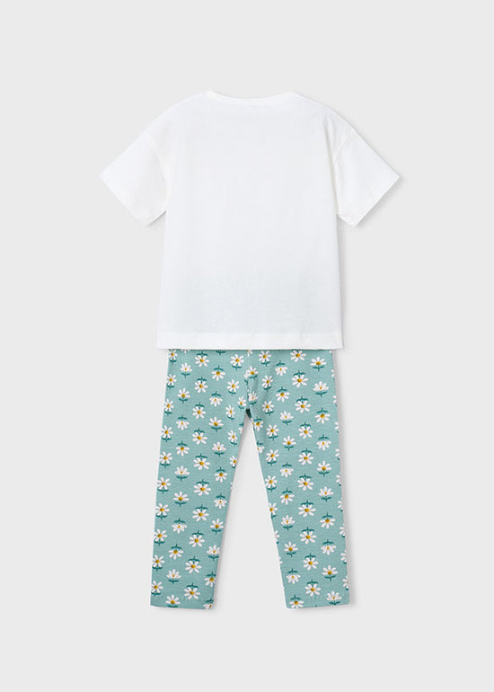 Mayoral Mädchen T-Shirt mit Leggings 3727