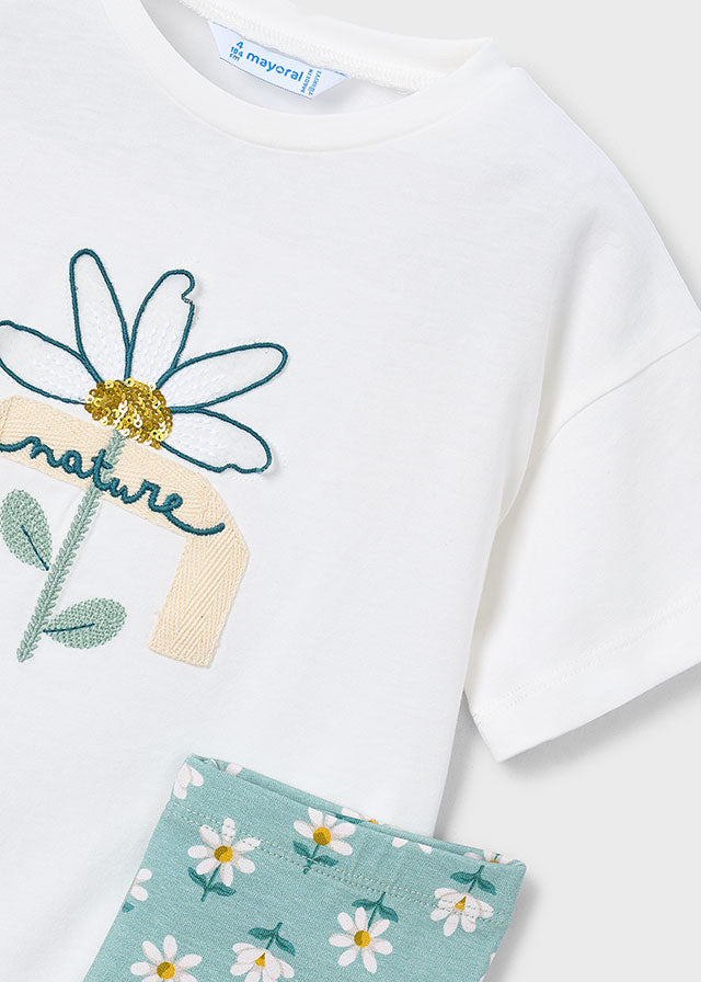 Mayoral Mädchen T-Shirt mit Leggings 3727