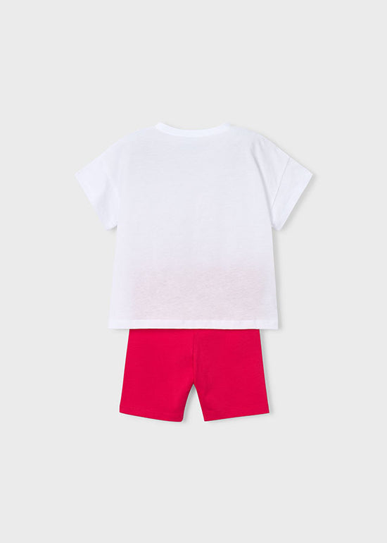 Mayoral Mädchen T-Shirt mit Radlerhose  3731 – kaki