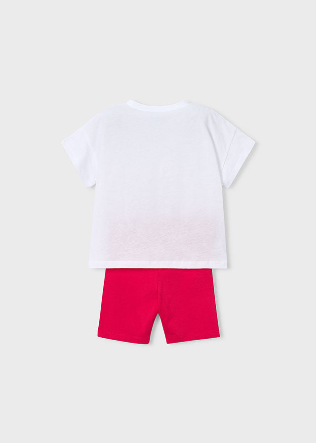 Mayoral Mädchen T-Shirt mit Radlerhose  3731 – kaki