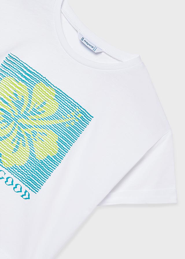 Mayoral Mädchen T-Shirt 6009 – weiss