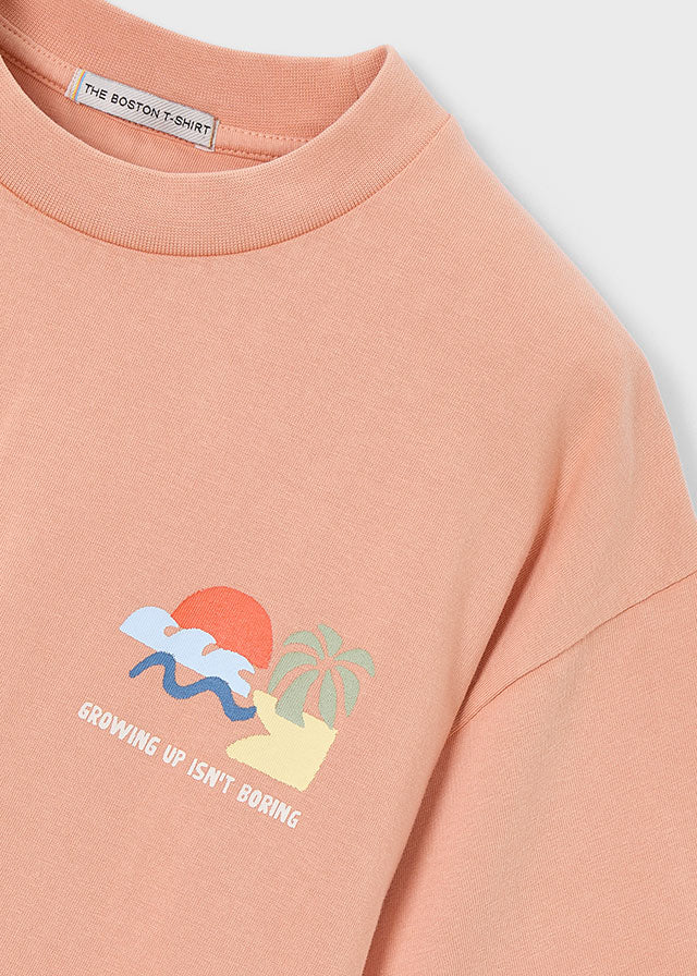 Boston Kids Jungen T-Shirt 6041 – koralle