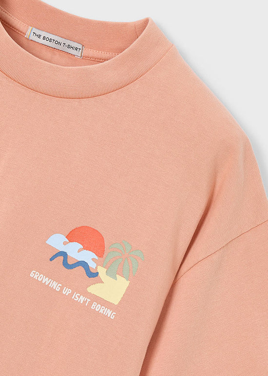 Boston Kids Jungen T-Shirt 6041 – koralle