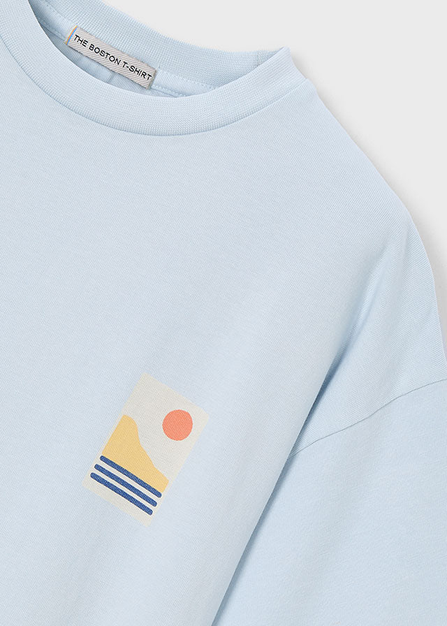 Boston Kids Jungen T-Shirt 6045 – hellblau