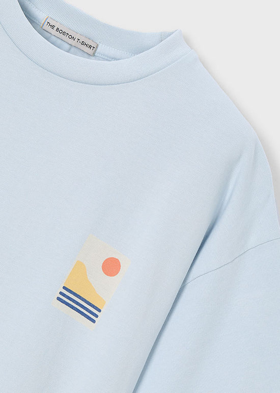 Boston Kids Jungen T-Shirt 6045 – hellblau