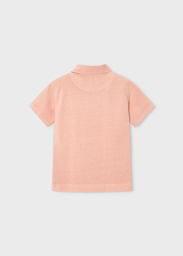 Boston Kids Jungen Poloshirt 6177 – koralle