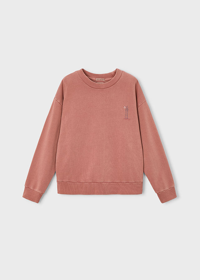 Boston Kids Jungen Sweatpullover 6423 – rot