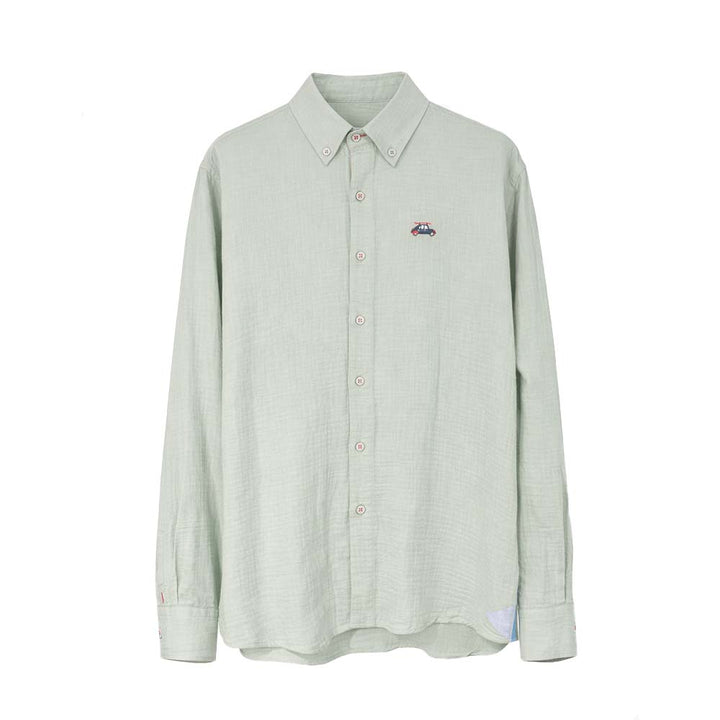 The Surfcar Herren Langarm-Hemd Lisbo