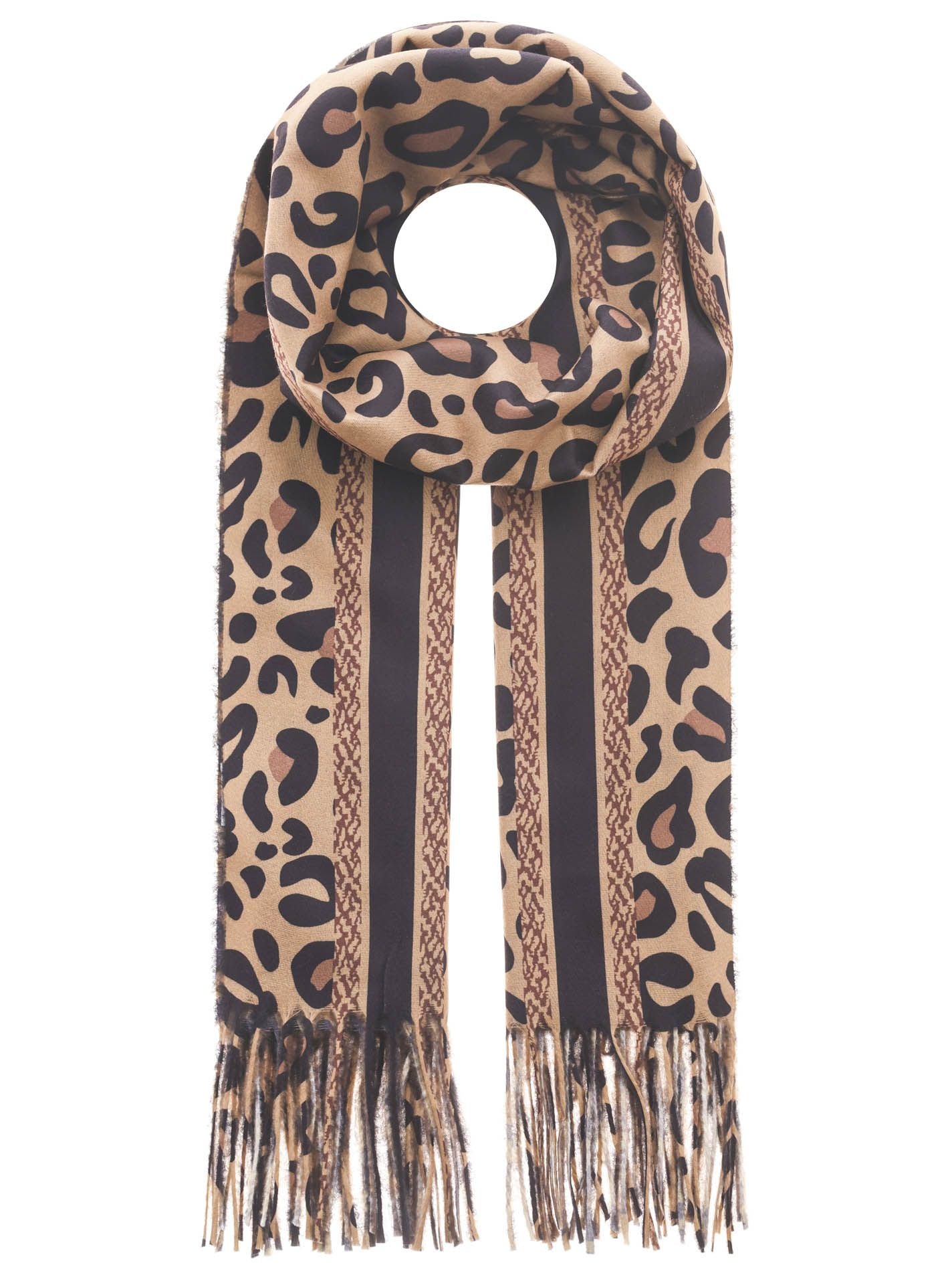 Zwillingsherz Damen Schal Digital Print "Leo"