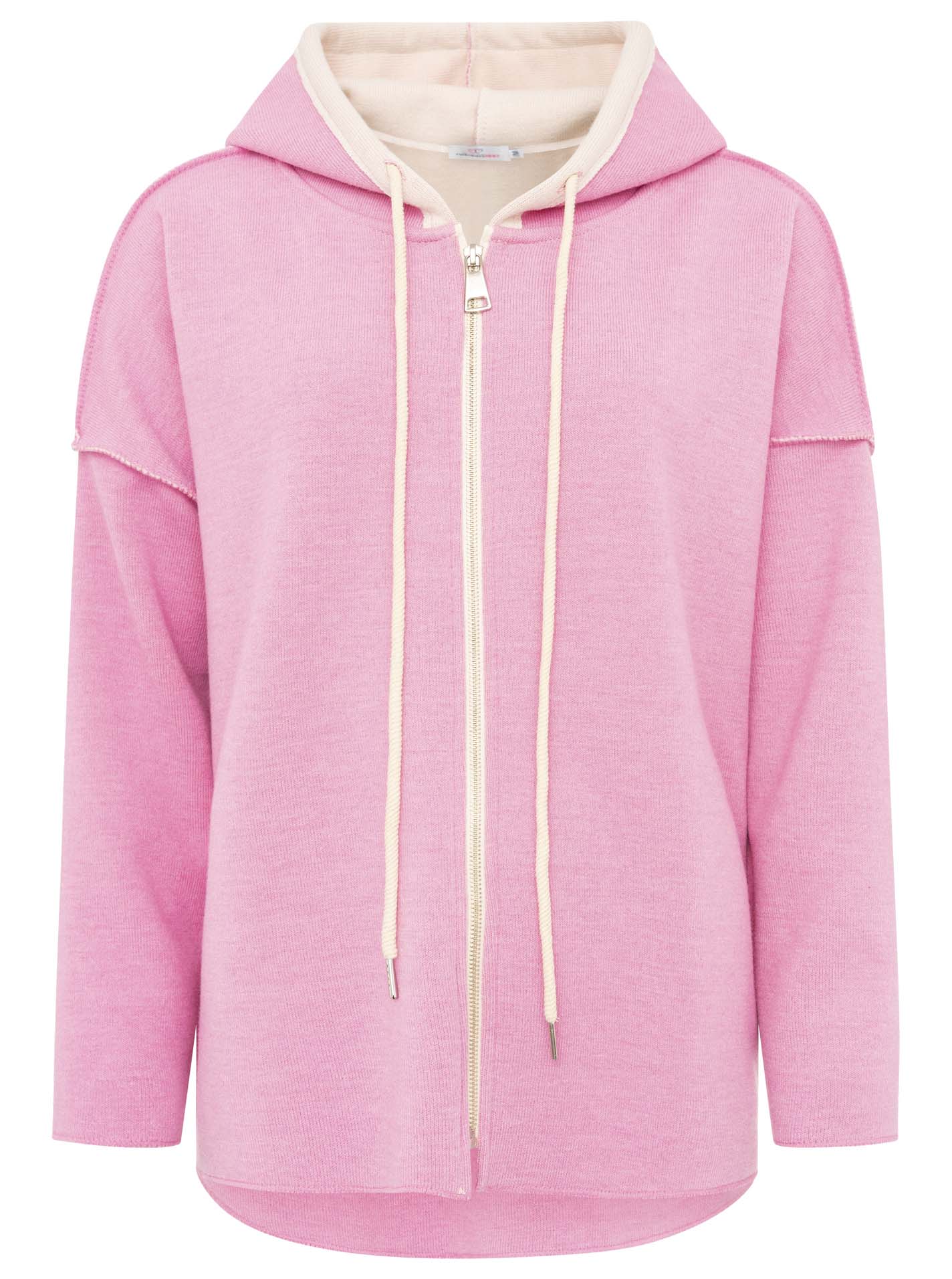 Zwillingsherz Damen Hoodiejacke Doubleface Zipper "Spring"