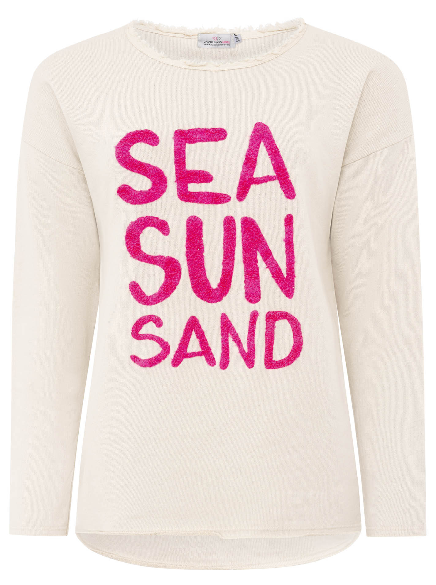 Zwillingsherz Damen Sweatshirt "Sea Sand Sun"