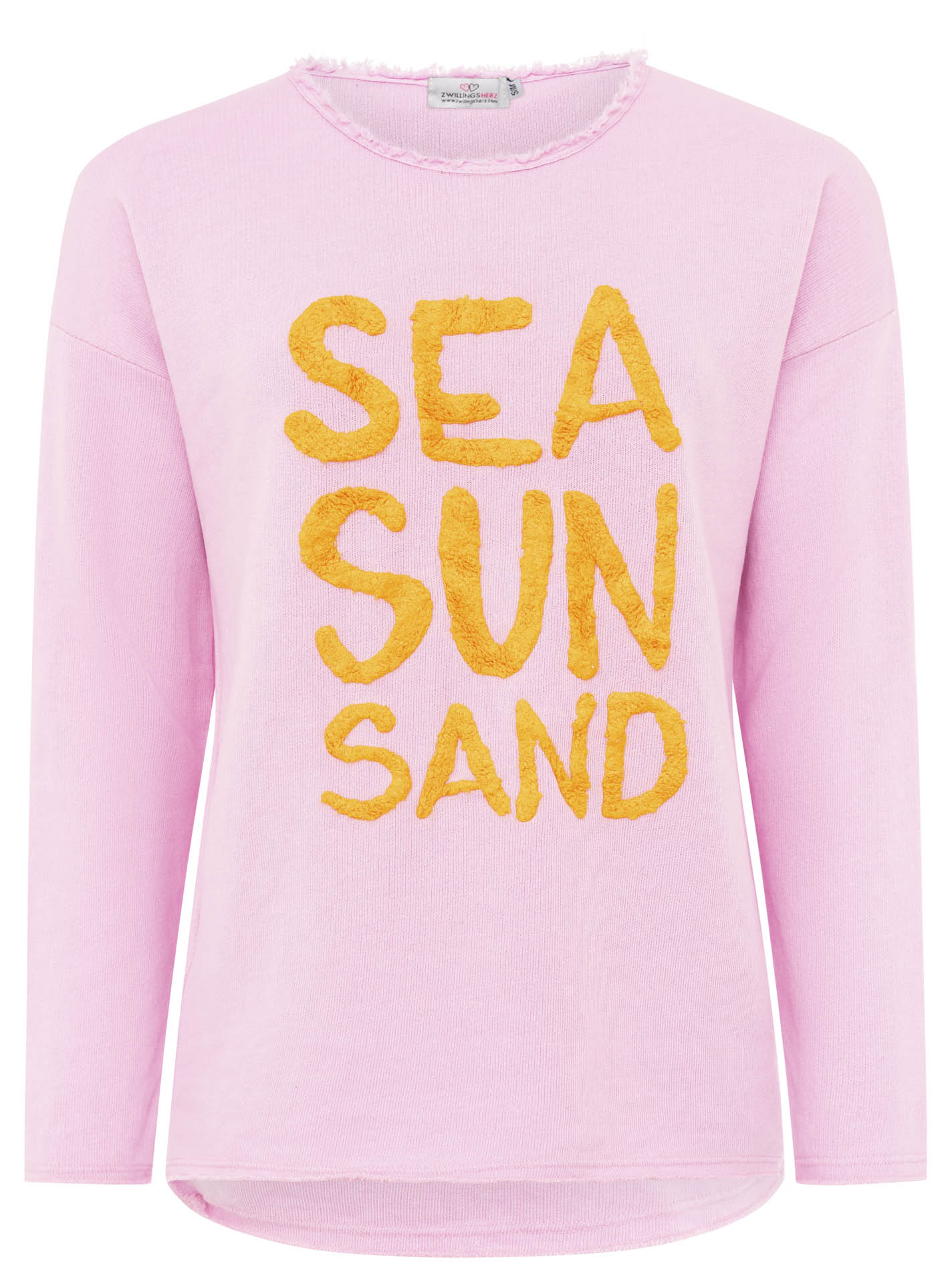 Zwillingsherz Damen Sweatshirt "Sea Sand Sun"