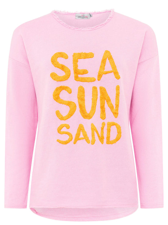 Zwillingsherz Damen Sweatshirt "Sea Sand Sun"